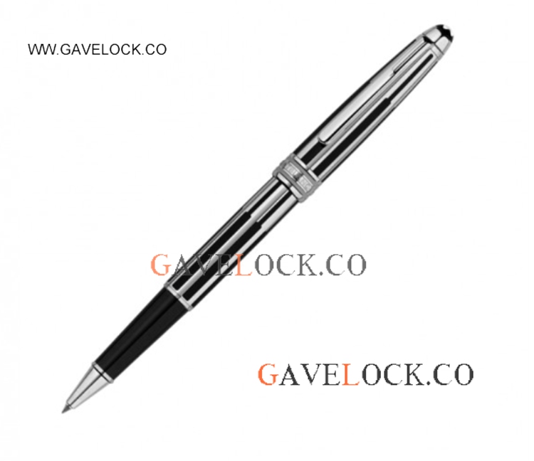 Montblanc Meisterstuck Rollerball Pen Black Resin Medium
